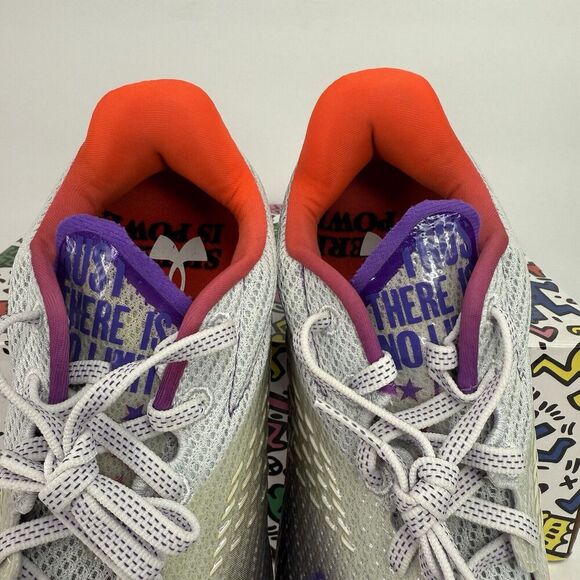 Under Armour Blur Smoke MC Lacrosse Women's Size 7‎ Soccer 3025123-100 Metallic - Picture 8 of 9